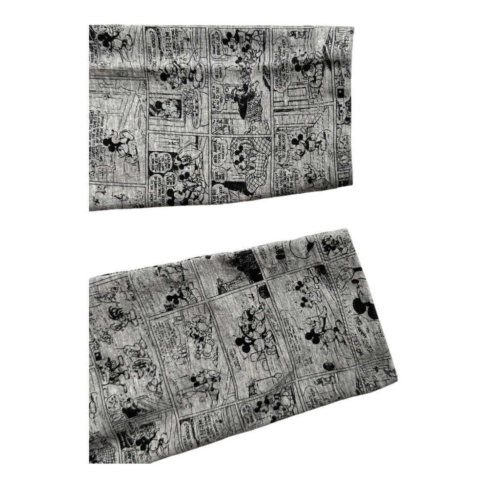 Disney Women's Vintage Disney Brought To You By Giordano Black Gray Print Sz XXS - Picture 3 of 11